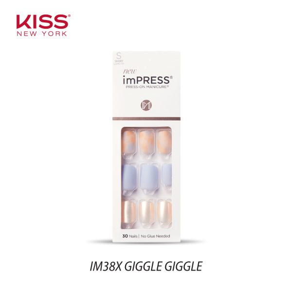 Kiss Impress Press-On Manicure - Giggle Giggle