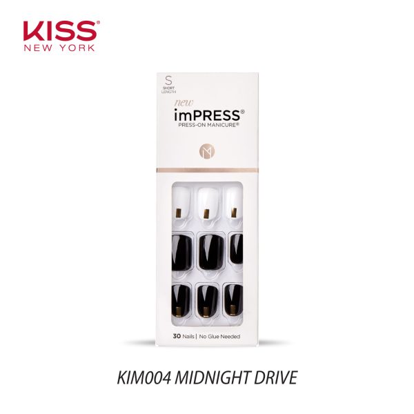 Kiss Impress Press-On Manicure - Midnight Drive