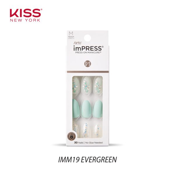 Kiss Impress Press-On Manicure - Evergreen