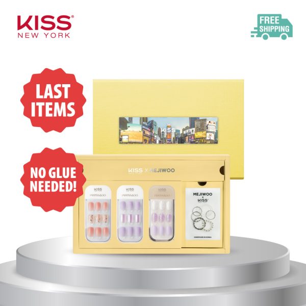 [CLEARANCE] [MEJIWOO X KISS NEW YORK] Collaboration Box set. B - Soft & Pure
