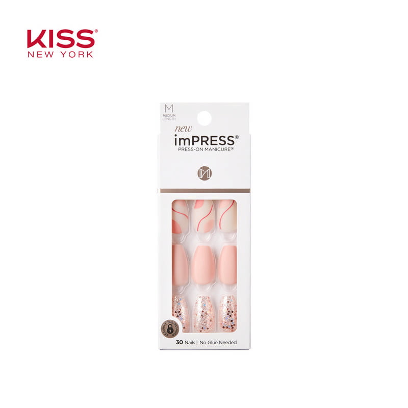 Kiss Impress Press-On Manicure – Pink Pop