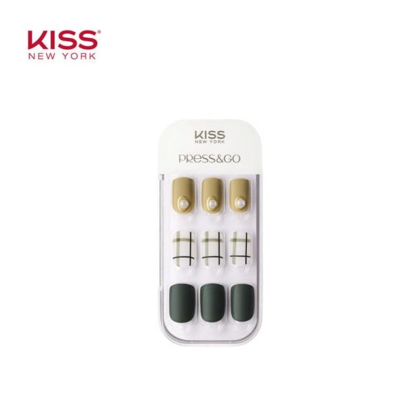 Kiss New York Press & Go Air Fit KPNA21K (Olive Check)