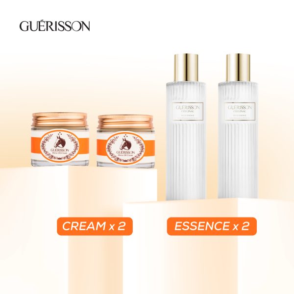 Guerisson Horse Oil Mild Essence & Cream Bundle