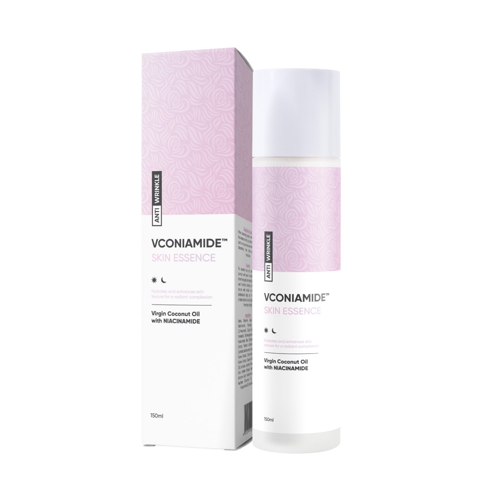 BeautiMe VCONIAMIDE™ Skin Essence (150ml) Anti Wrinkle Hydrating Brightening Essence with VCO and Niacinamide - Image 2