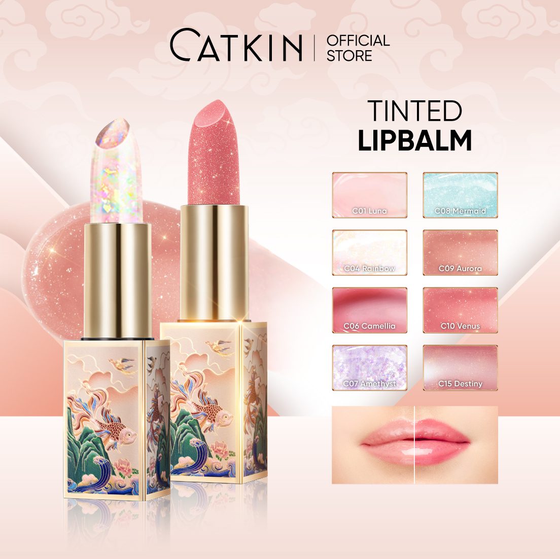 CATKIN Moonlight Hydrating Tinted Lip Balm
