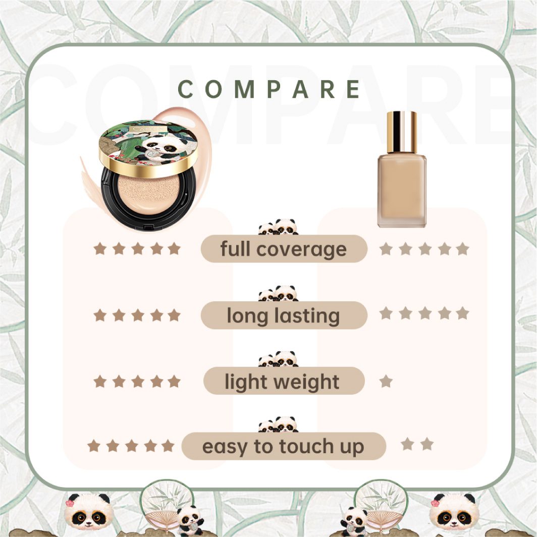 CATKIN Panda Land Coverage Cushion Foundation BB Cream - Image 7