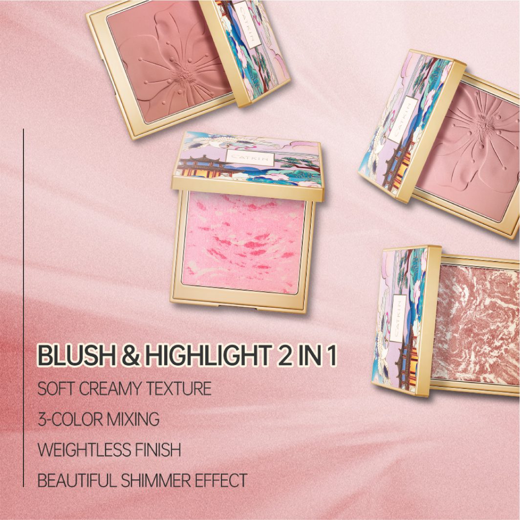 CATKIN 2 In 1 Highlighter & Cheek Blush - Image 2