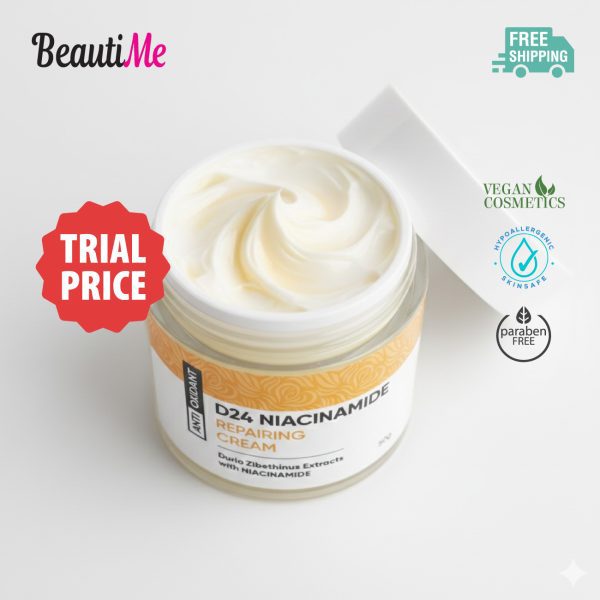 [TRIAL] BeautiMe D24 Niacinamide Repairing Cream (50g) Revitalizing Cream with Durian Extract & Niacinamide