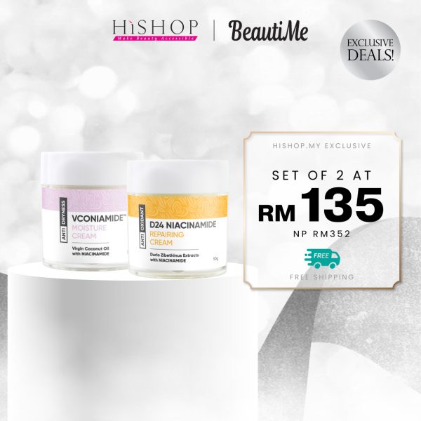 [Hishop Exclusive] BeautiMe Glow & Restore Duo (50g+50g) (Free Durinino & Cococasa Charm Plushie)