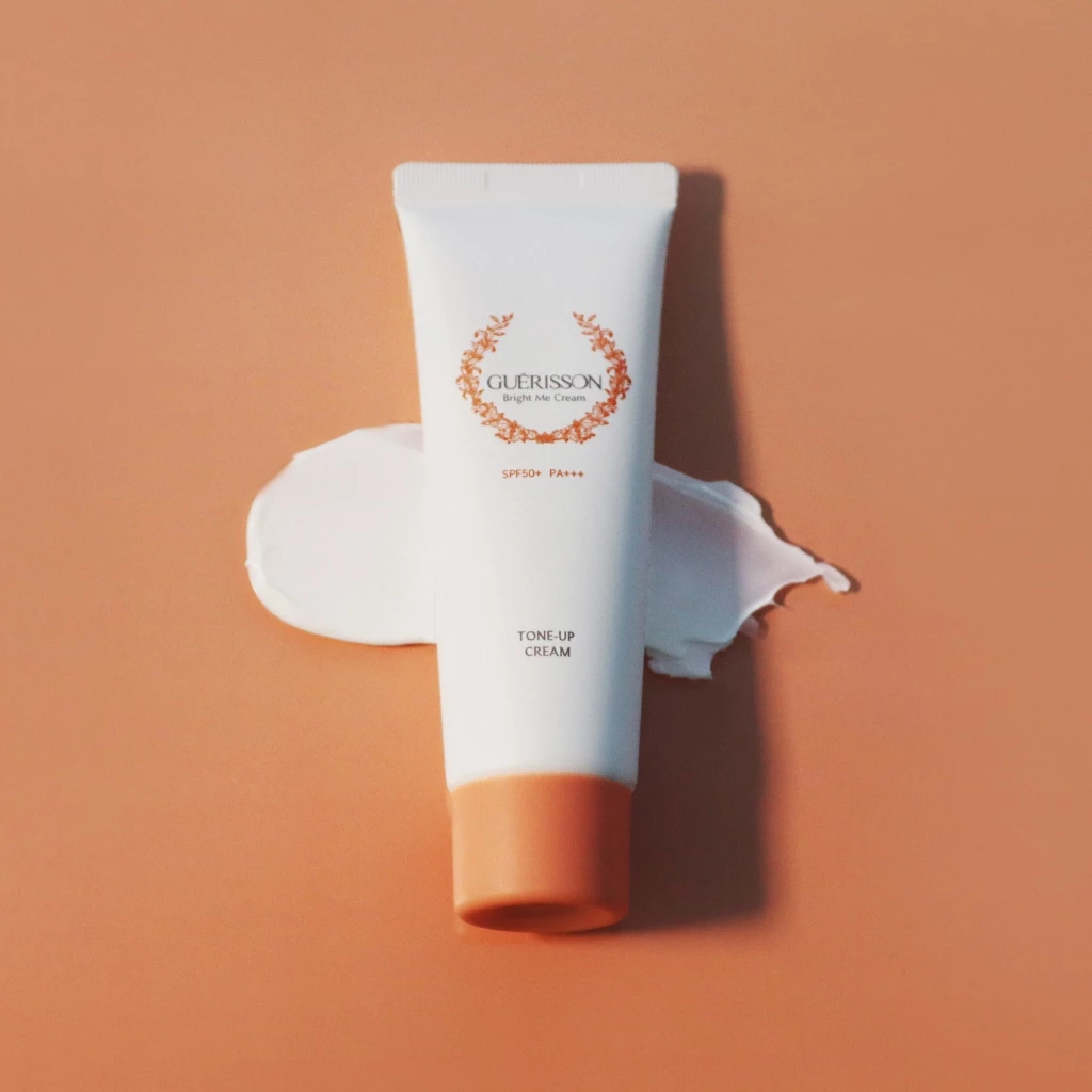 Guerisson Bright Me Cream (40ml) SPF50+ PA+++ UV protection HALAL Certified Whitening Tone Up Cream - Image 3