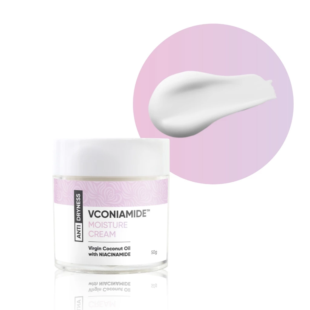 BeautiMe VCONIAMIDE™ Moisture Cream (50g) Anti Dryness Nourishing Cream with VCO and Niacinamide - Image 2