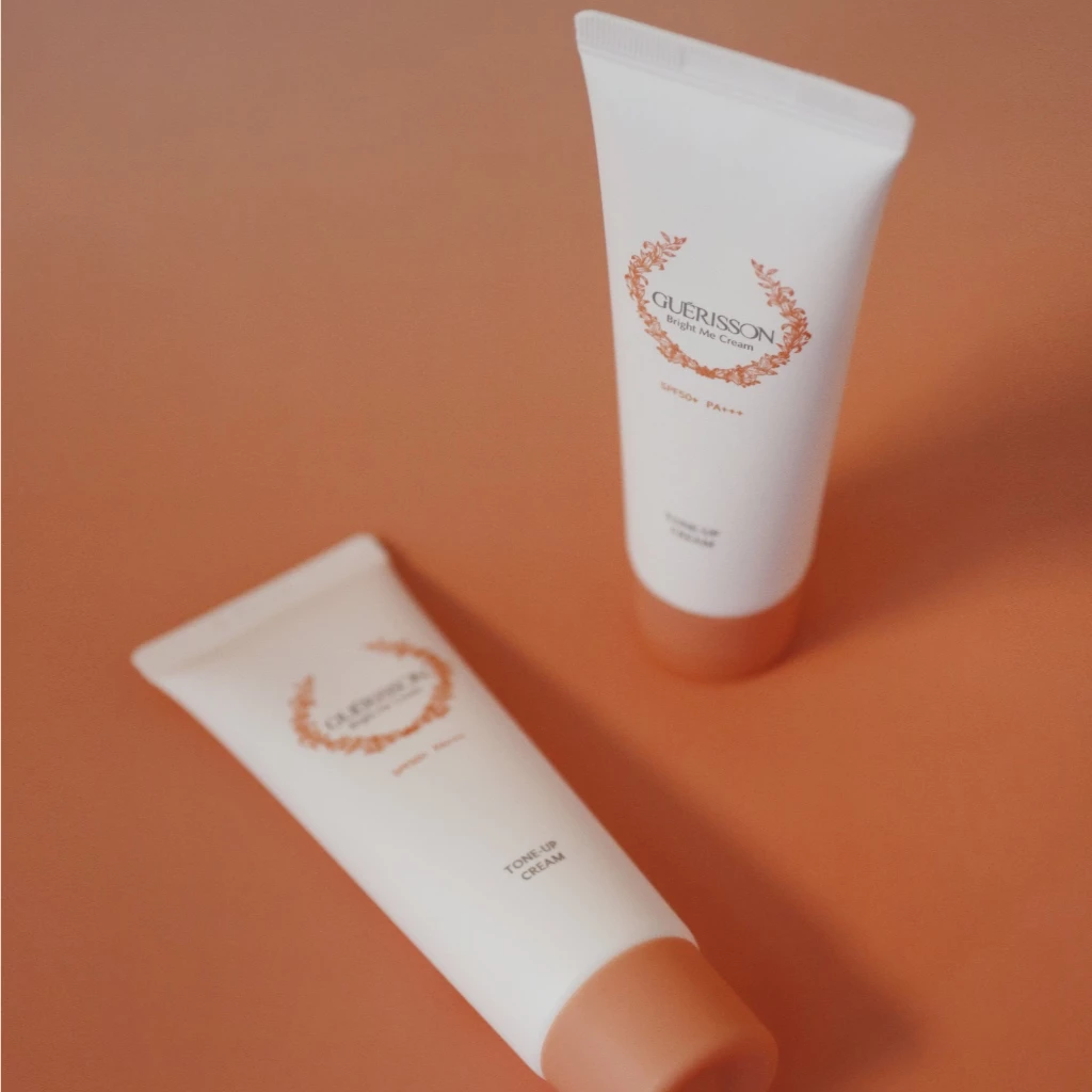 Guerisson Bright Me Cream (40ml) SPF50+ PA+++ UV protection HALAL Certified Whitening Tone Up Cream - Image 4