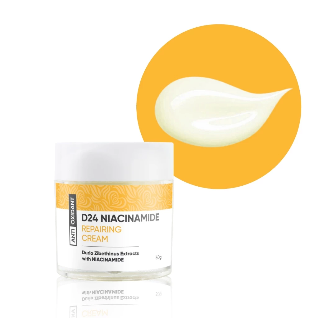 BeautiMe D24 Niacinamide Repairing Cream (50g) Revitalizing Cream with Durian Extract & Niacinamide - Image 2