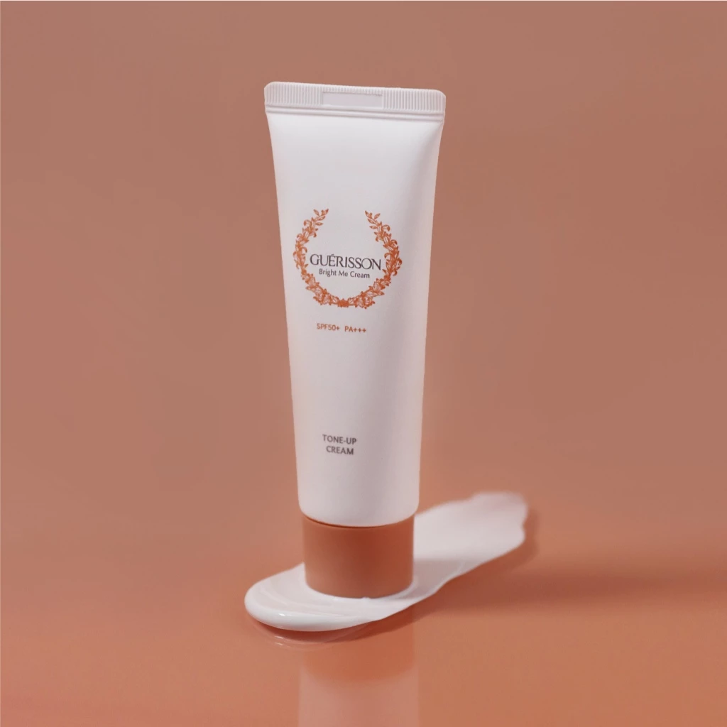 Guerisson Bright Me Cream (40ml) SPF50+ PA+++ UV protection HALAL Certified Whitening Tone Up Cream - Image 5
