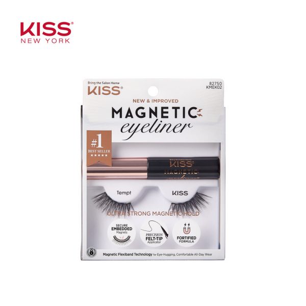 KISS Magnetic Eyeliner & Lash Kit 2.0 - Tempt