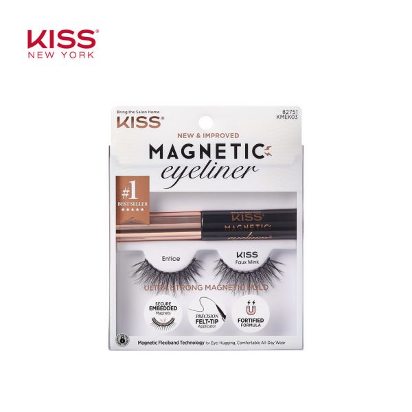 KISS Magnetic Eyeliner & Lash Kit 2.0 - Entice