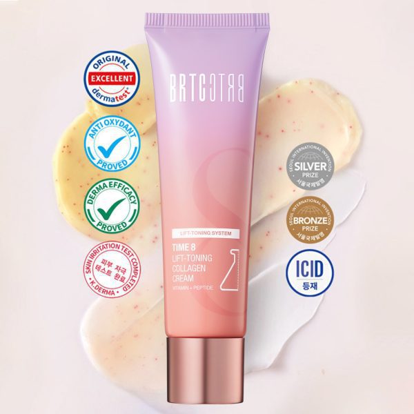 [Trial Cream] BRTC Time 8 Lift Toning Collagen Cream 80ml (Full Size)