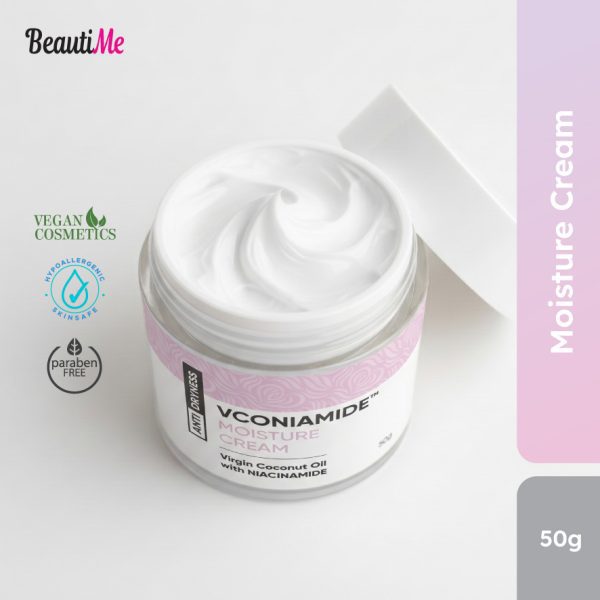 BeautiMe VCONIAMIDE™ Moisture Cream (50g) Anti Dryness Nourishing Cream with VCO and Niacinamide