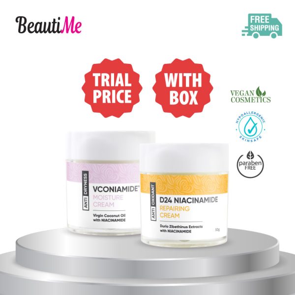 [CLEARANCE] BeautiMe Face Cream 50g | VCONIAMIDE™ Moisture Cream or D24 Niacinamide Repairing Cream (LIMIT 1 PER PERSON)