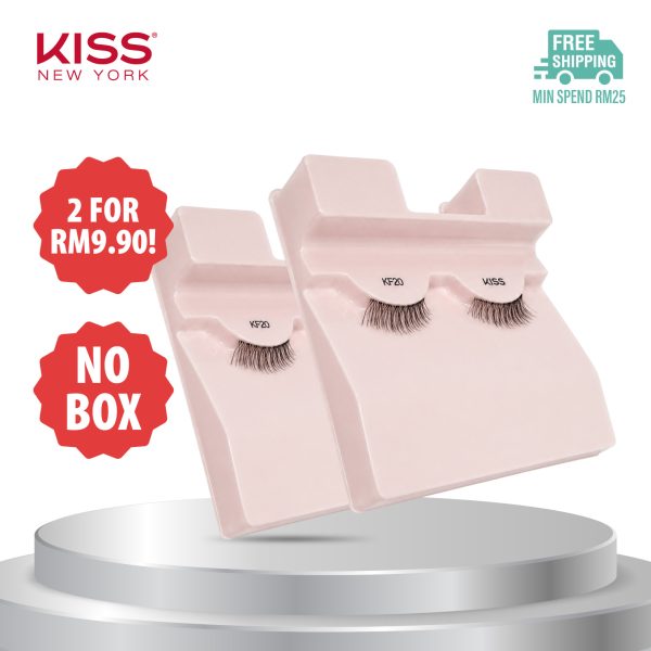 [CLEARANCE] Kiss New York Featherlight Lashes Renew (2 Pairs / Pack, NO BOX)