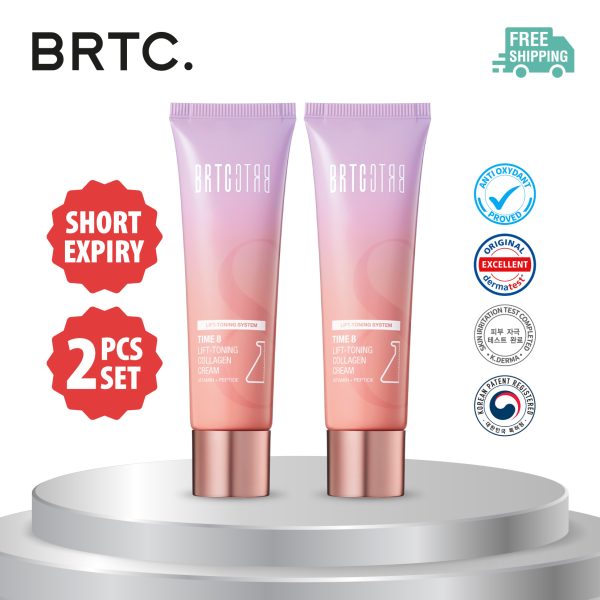 [CLEARANCE] BRTC Time 8 Lift Toning Collagen Cream 80ml (2 Pcs Set)