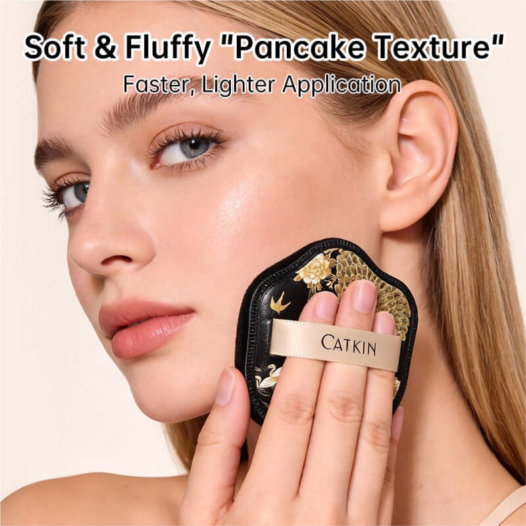 CATKIN Phoenix Makeup Puffs Collection 5 Pcs Set Gentle on skin Dry & Wet Use - Image 2