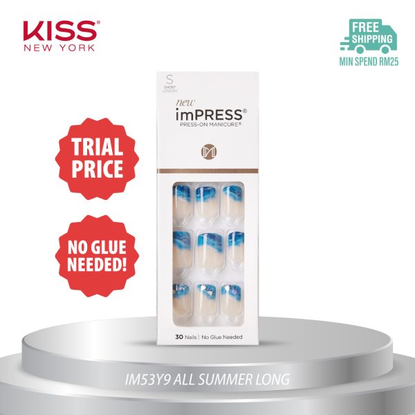 [TRIAL PRICE] Kiss Impress Press-On Manicure - All Summer Long
