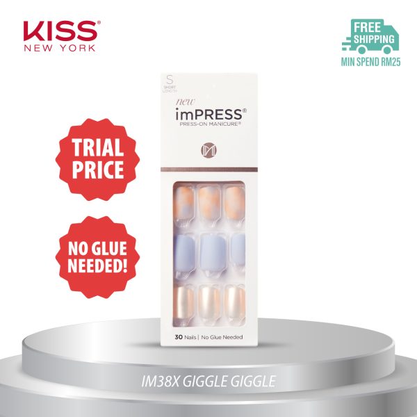 [TRIAL PRICE] Kiss Impress Press-On Manicure - Giggle Giggle