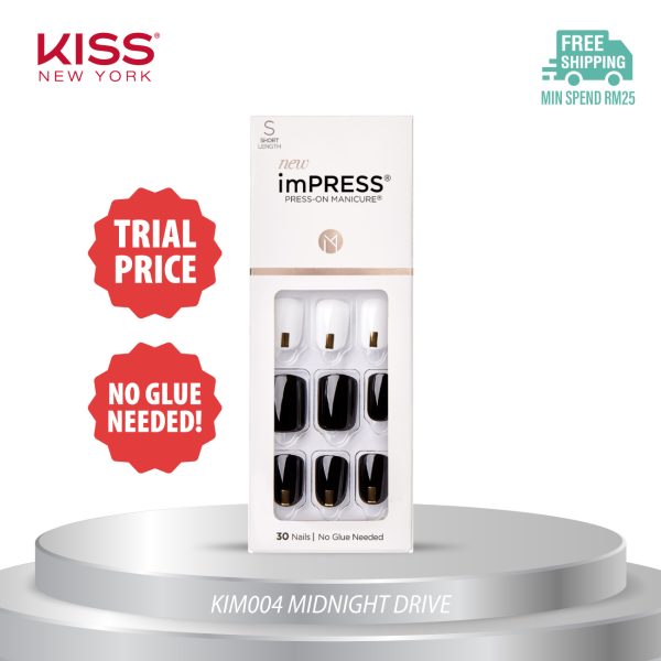 [TRIAL PRICE] Kiss Impress Press-On Manicure - Midnight Drive