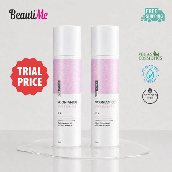 [TRIAL] BeautiMe VCONIAMIDE™ Skin Essence (150ml) x2 Pcs Anti Wrinkle Hydrating Brightening Essence with VCO and Niacinamide