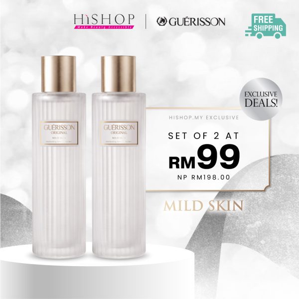 [EXCLUSIVE] Guerisson Original Mild Skin Bundle (130ml x2) Moisturizing Horse Oil Toner for Dry Skin