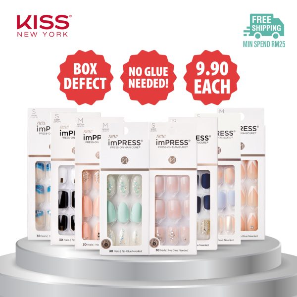 [CLEARANCE] Kiss Impress Press-On Manicure (Box Defect)
