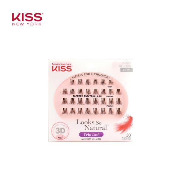 Kiss New York Featherlight Lashes DIY Trio Lash (short-medium-medium)