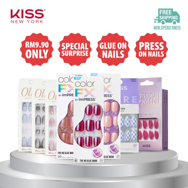 [CLEARANCE] Kiss New York Premium Press On / Glue On Nails Limited Edition
