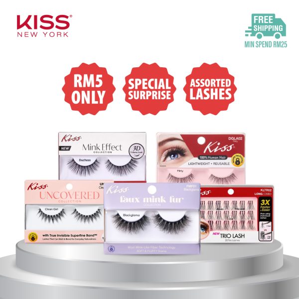 [CLEARANCE] Kiss New York False Lashes (assorted)