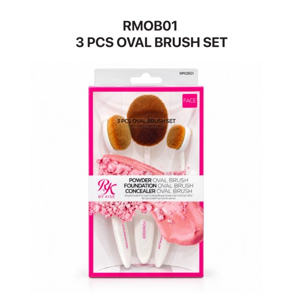 [not for sale] KISS 3 PCS OVAL BRUSH SET
