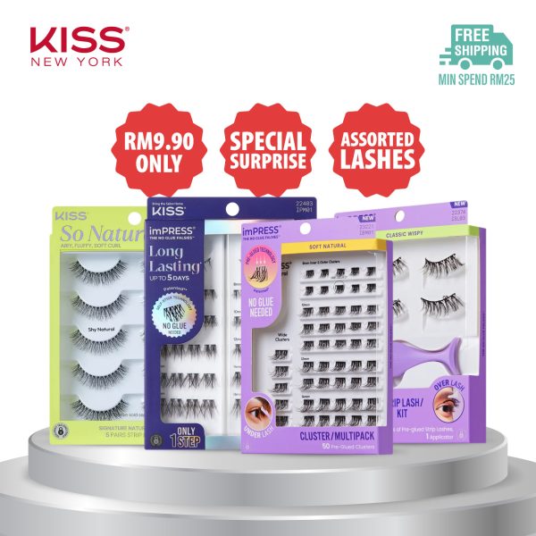 [CLEARANCE] Kiss New York Premium False Lashes (assorted)