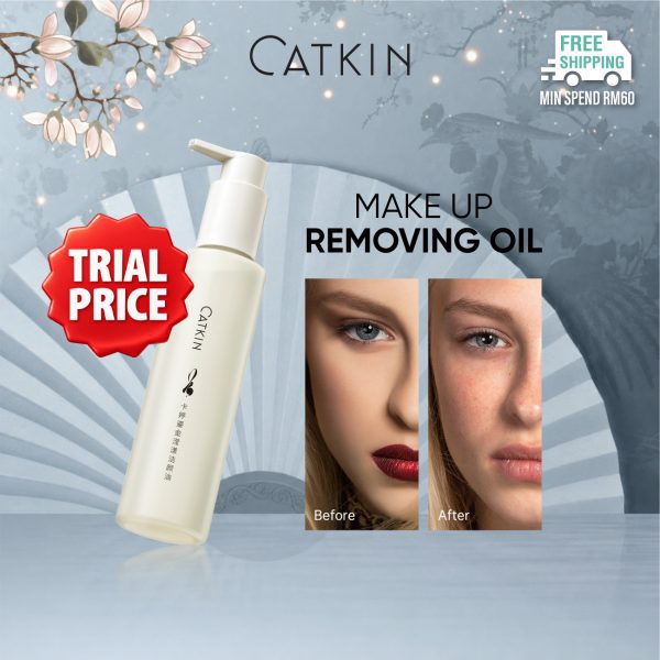 [TRIAL] CATKIN Purifying Makeup Remover Deep Cleansing Oil 160ml (full size, trial price)